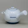 Japonsk porcelnov konvice YUMEJI 1.1 l - modr (dobin)