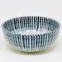 Japonsk porcelnov miska 12 cm - modro-bl