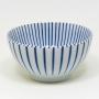 Japonsk porcelnov miska 12 cm - modro-bl