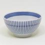 Japonsk porcelnov miska 12 cm - modro-bl